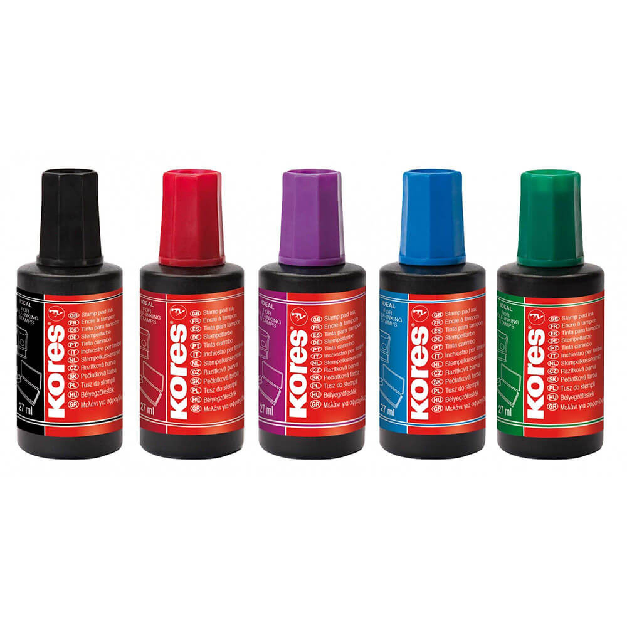 Tus stampila Kores, diverse culori, 27 ml Verde - imagine 7